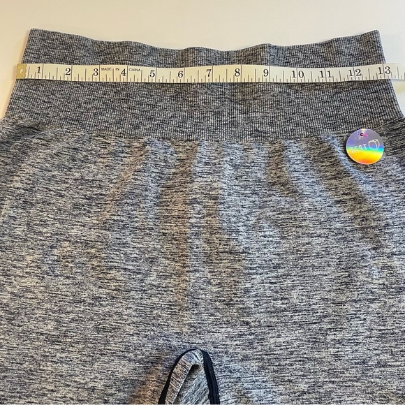 NWT Victoria's Secret PINK Seamless Leggings Blue Size Large - Picture 9 of 9